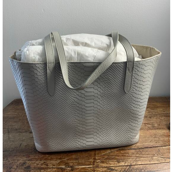 Gigi New York‎ Embossed Python Leather NWOT - Picture 5 of 10